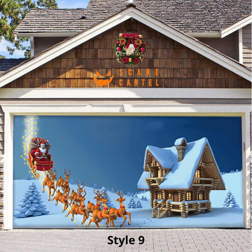 Christmas Garage Door Decoration