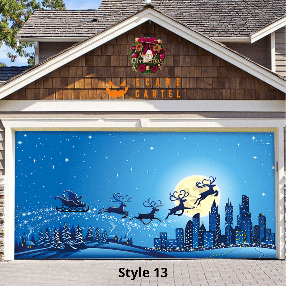 Christmas Garage Door Decoration