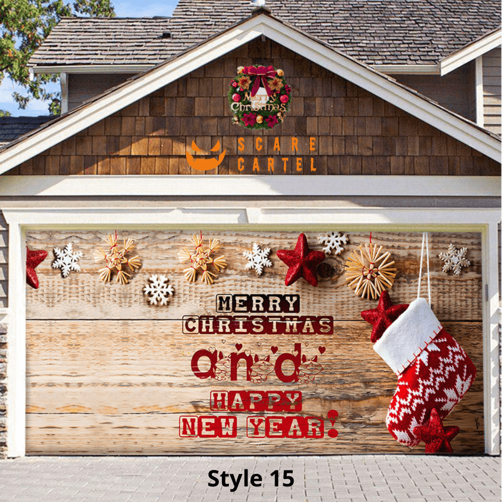 Christmas Garage Door Decoration