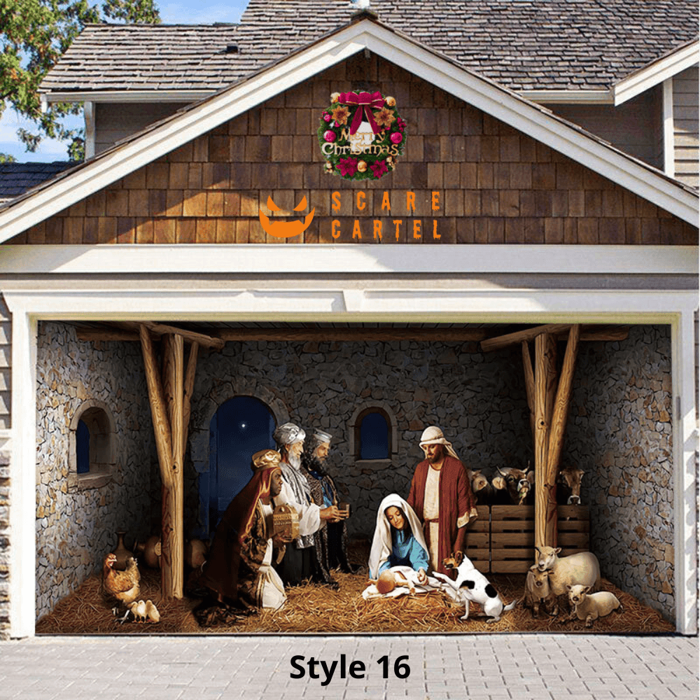 Christmas Garage Door Decoration