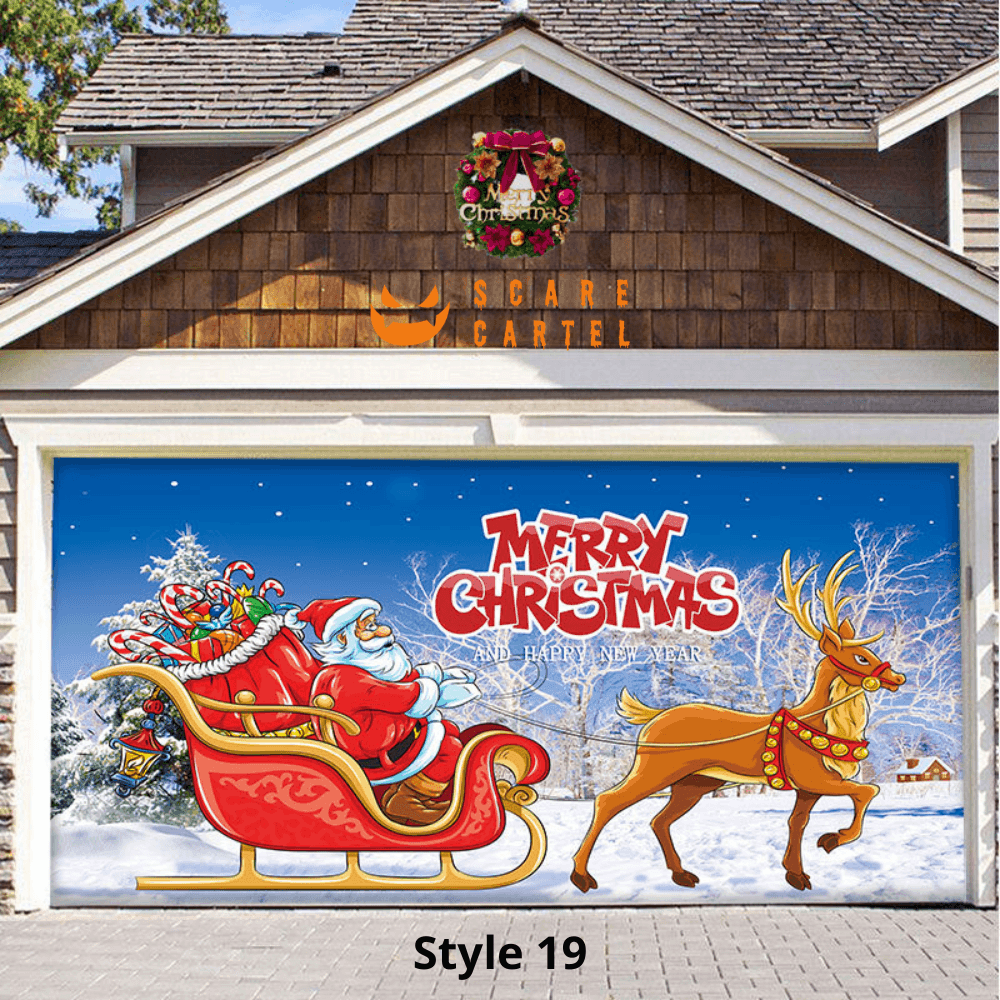 Christmas Garage Door Decoration