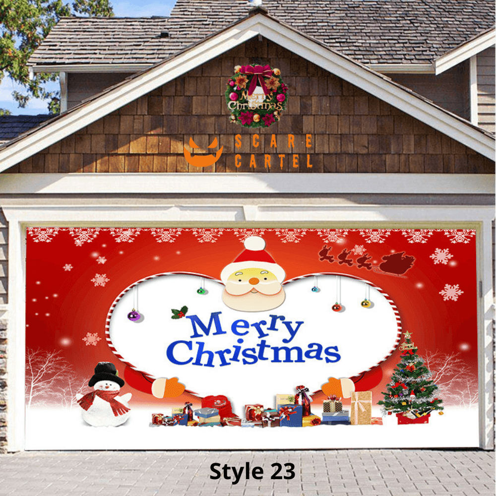 Christmas Garage Door Decoration
