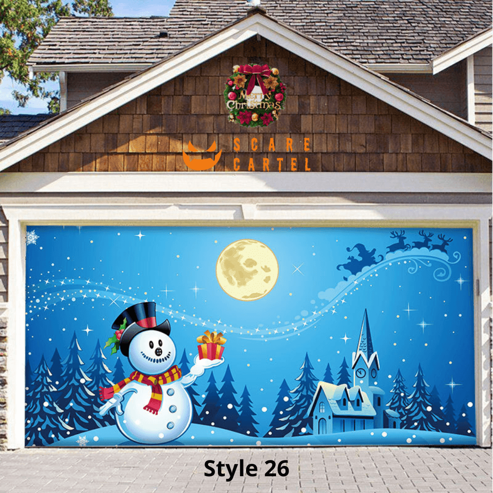 Christmas Garage Door Decoration