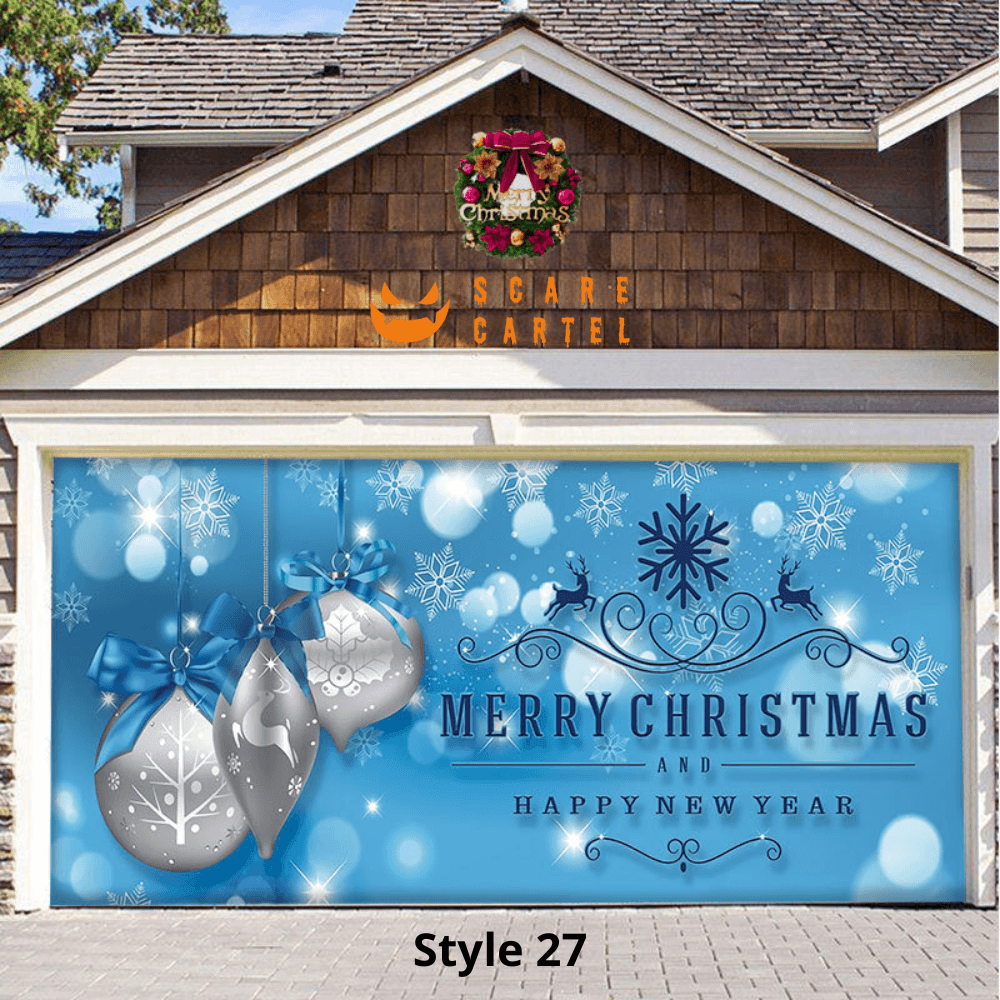 Christmas Garage Door Decoration