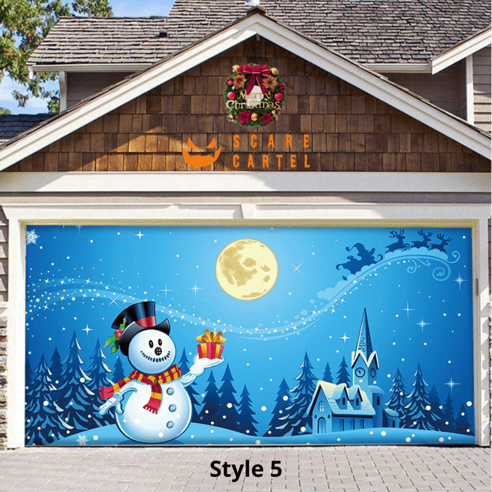 Christmas Garage Door Decoration