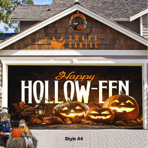 Halloween Garage Door Decoration - scarecartel